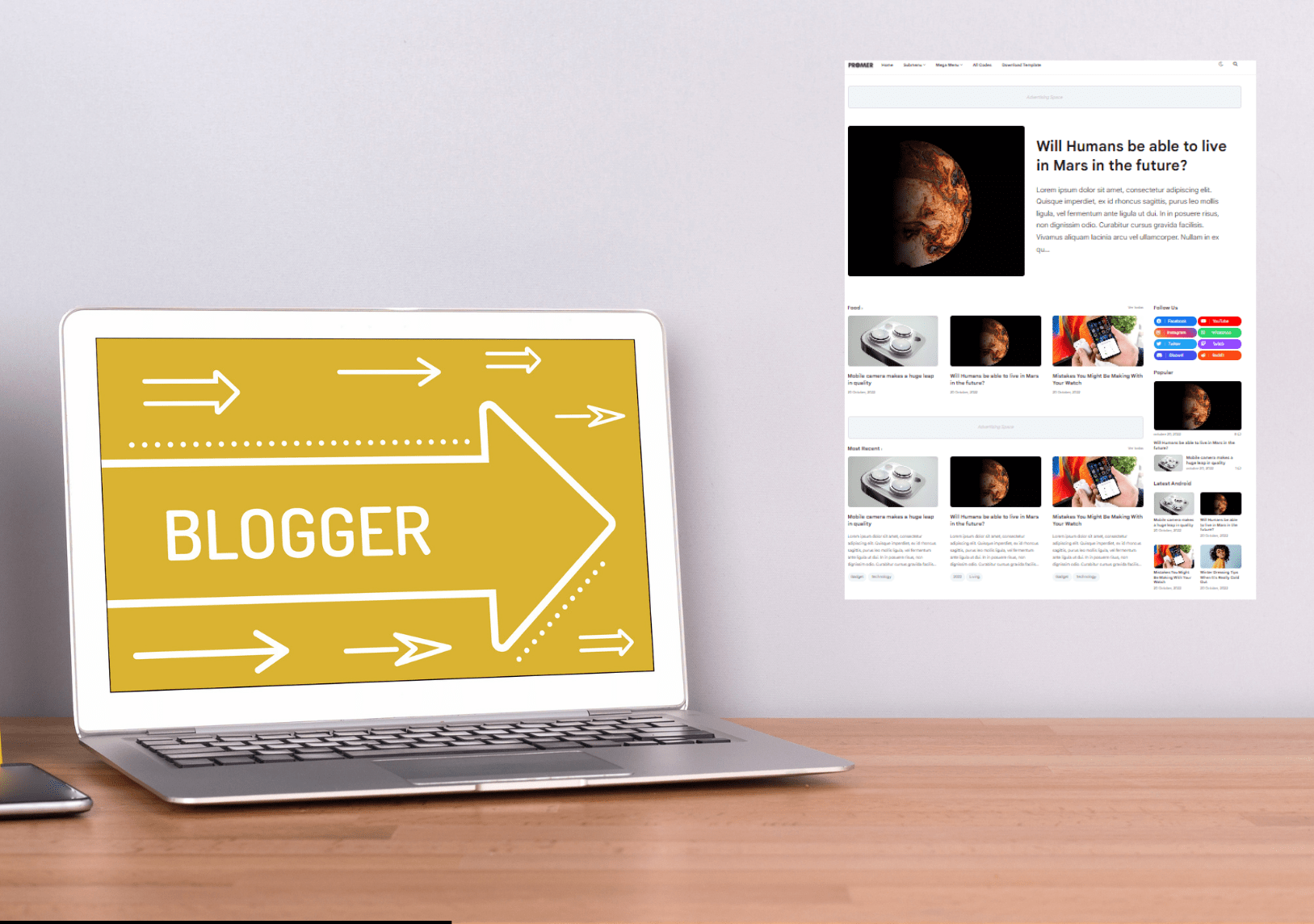 Promer Blogger Teması